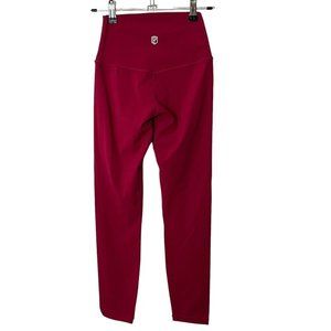 Born Primitive Leggings Womens M Cranberry Red Full Length High Rise Pants EUC